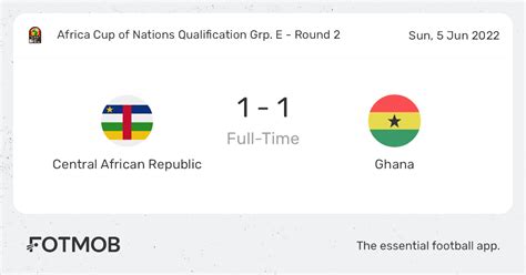live match ghana vs central african republic